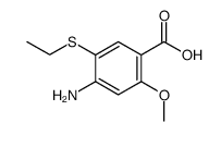 2-Methoxy-4-amino-5-ethylthiobenzoic acid